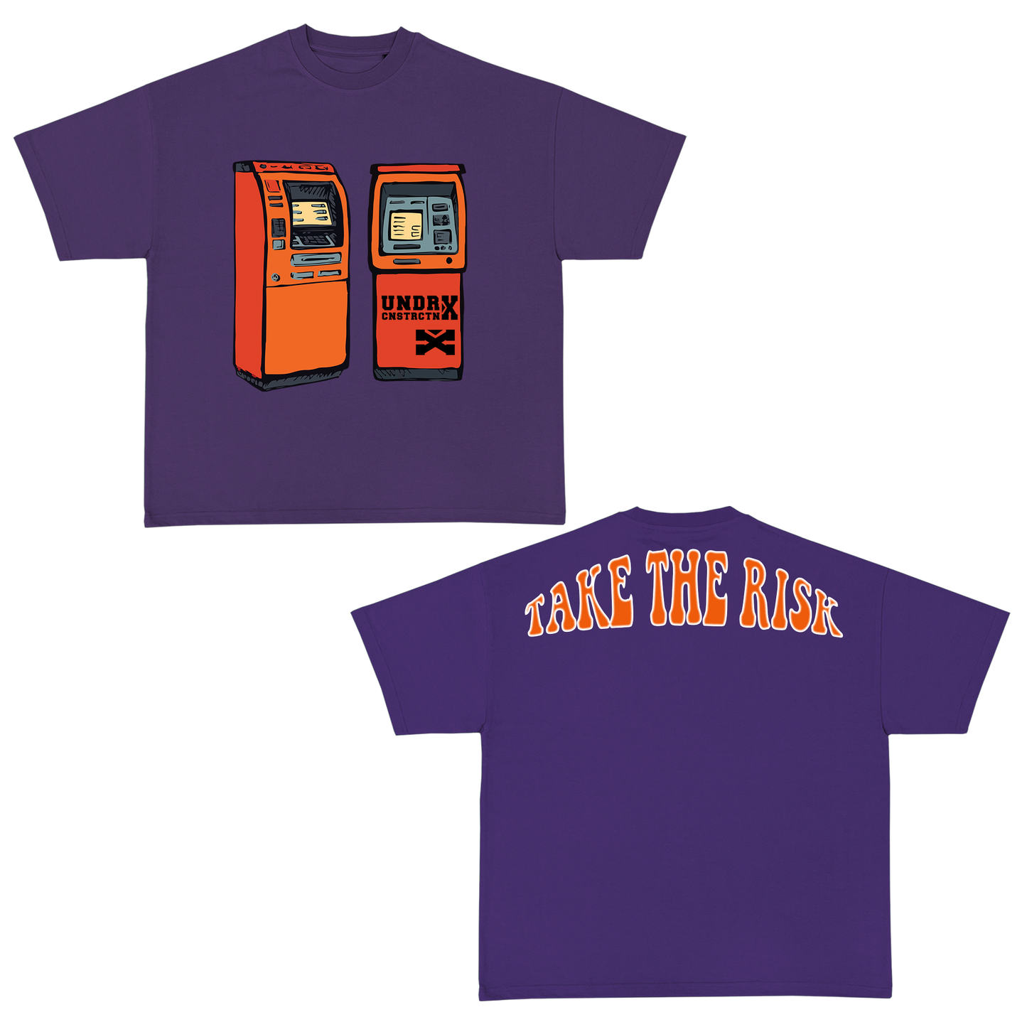 ATM / Take the Risk Purple Tee