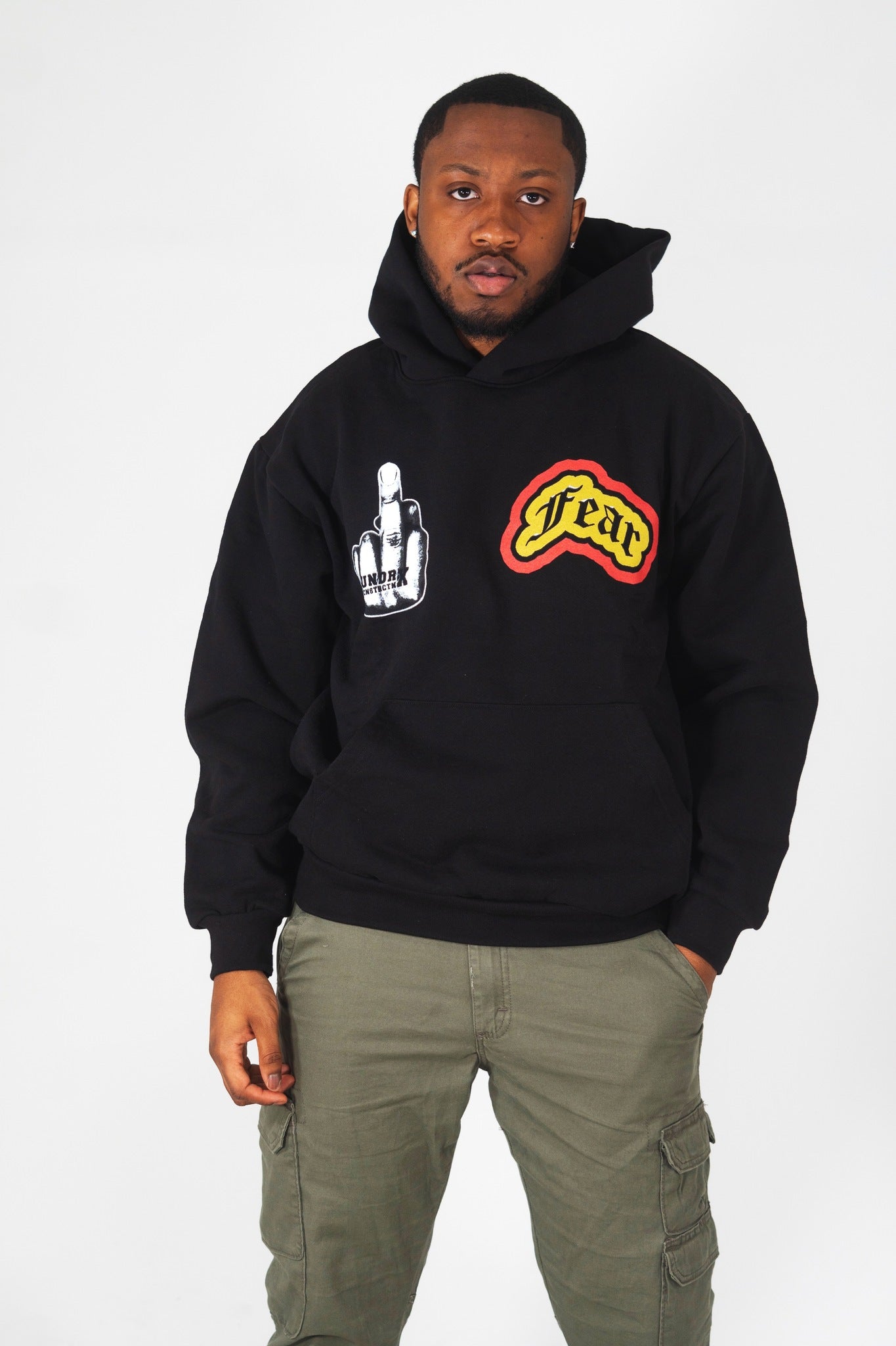 F#ck Fear / Build Now Rest Later Hoodie (Black)