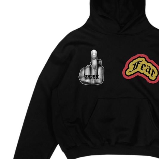 F#ck Fear / Build Now Rest Later Hoodie (Black)